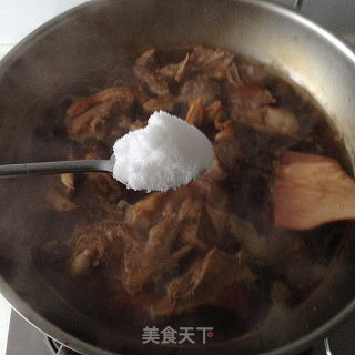 老鹅炖山药的做法步骤：6