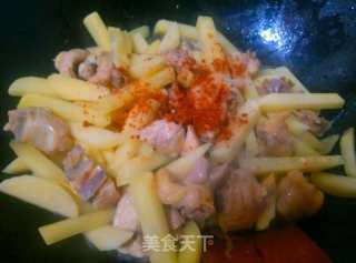 沙茶鸡肉焖土豆的做法步骤：9