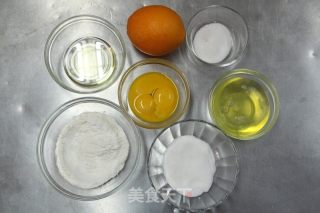 香橙蛋糕卷的做法步骤：1
