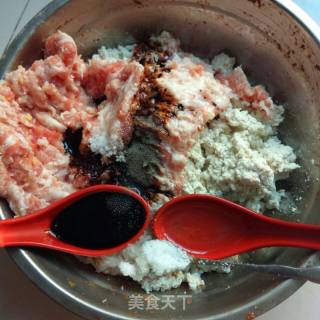 肉末加老豆腐版的肉丸子的做法步骤：4