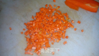 五彩缤纷炒饭的做法步骤：2