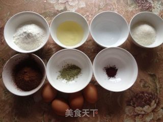 浓香可可蛋糕卷的做法步骤：1