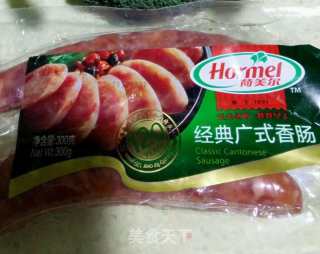 清蒸香肠的做法步骤：1