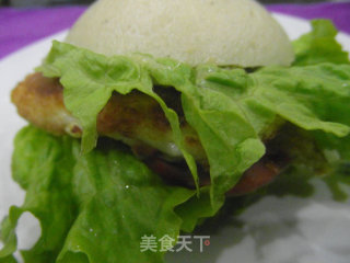 土洋结合的汉堡的做法步骤：10