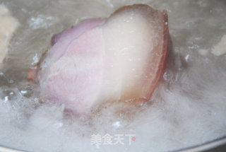 湖南安化蒜苗腊肉炒饭~山哥来了系列美食的做法步骤：4