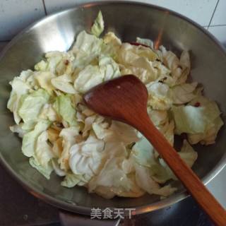 麻辣口味手撕包菜的做法步骤：6