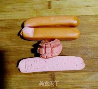 铁板脆肠杏鲍菇的做法步骤：3