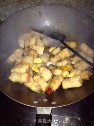 橘香五花肉的做法步骤：3