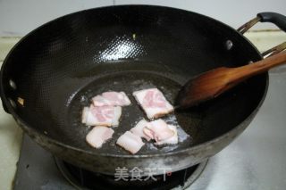 鲍汁培根炒圆白菜的做法步骤：5