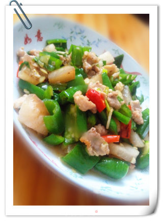 辣椒炒肉片的做法步骤：4