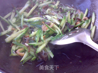 虾米炒三丝的做法步骤：8