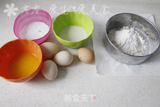 全蛋海绵纸杯蛋糕的做法步骤：1