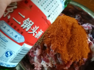 自制川味麻辣香肠的做法步骤：5