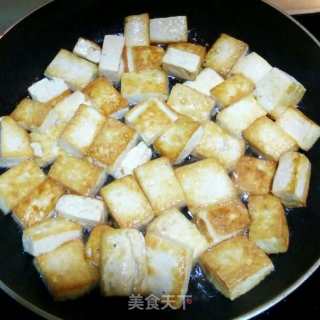 培根锅塌豆腐的做法步骤：4