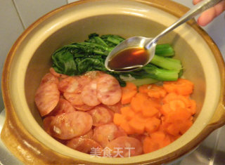 煲仔饭的做法步骤：9