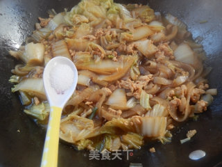 大白菜炖宽粉的做法步骤：13