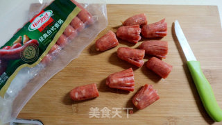 富贵花开--台式香肠的做法步骤：6