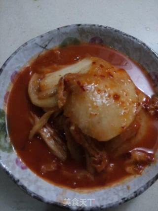 泡菜饼的做法步骤：1