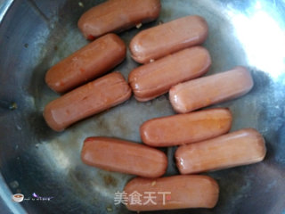 花儿朵朵香烤热狗肠的做法步骤：3