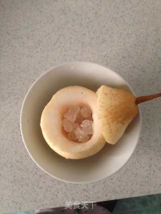 雪梨炖冰糖的做法步骤：2