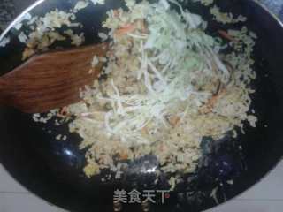 什锦黄金炒饭的做法步骤：6
