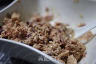 金枪鱼中东包的做法步骤：3