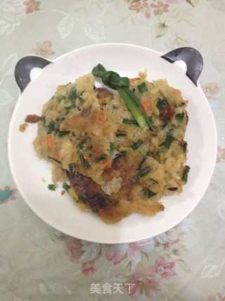萝卜香菇煎饼（五花饼）的做法步骤：18