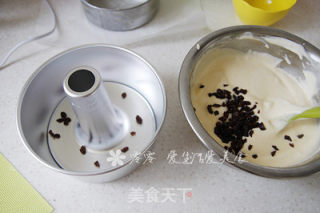葡萄干酸奶戚风的做法步骤：9