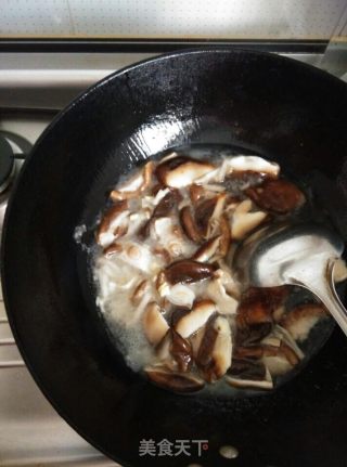 香菇油菜的做法步骤：8