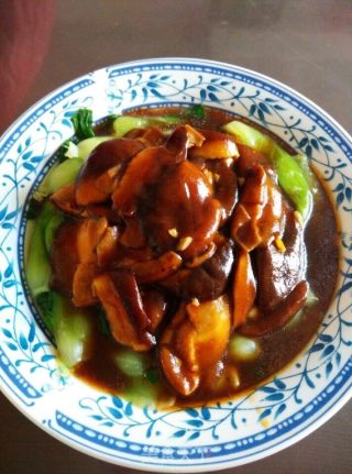 香菇油菜的做法步骤：12
