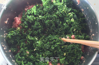 荠菜水饺的做法步骤：4