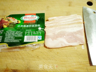 培根干锅花菜的做法步骤：4
