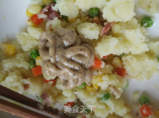 黑椒培根土豆泥的做法步骤：12