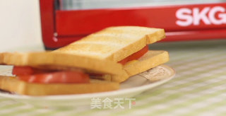 好吃到没朋友的全麦吐司汉堡的做法步骤：7