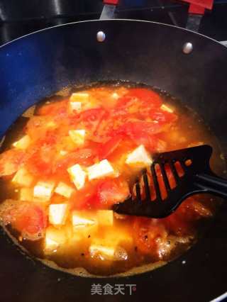 番茄海鲜豆腐汤的做法步骤：4