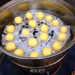 南瓜燕麦枣泥馅儿糯米糍的做法步骤：5