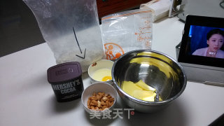 杏仁巧克力饼干的做法步骤：1