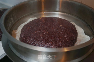 枣泥黑米发糕的做法步骤：8