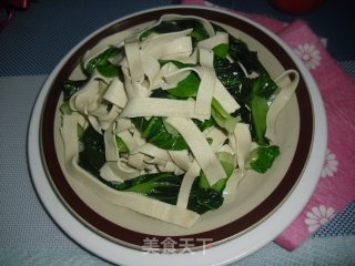 千张炒白菜的做法步骤：5