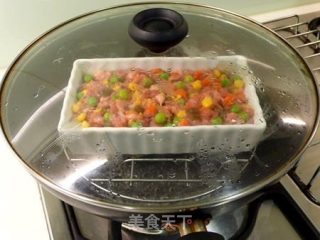 ^(00)^ 酱菜五彩蒸肉饼 ☆蒸肉饼4的做法步骤：6
