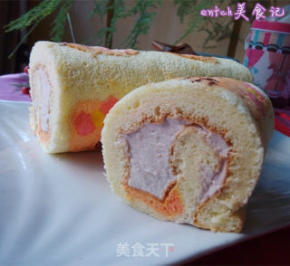 hello kitty奶油蛋糕卷的做法步骤：13