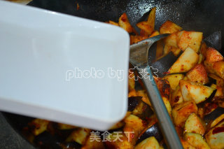 酱爆茄子的做法步骤：7