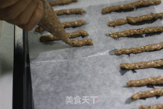 香蕉芝麻可可脆条的做法步骤：9