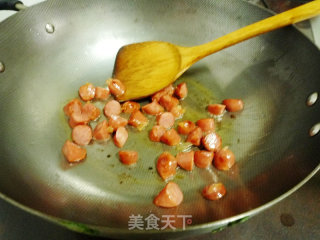 香肠菜饭的做法步骤：10