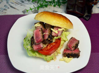 千岛牛肉汉堡的做法步骤：13