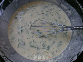 蛋蛋韭菜煎饼的做法步骤：4