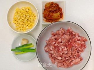 泡菜玉米辣蒸肉饼 ☆蒸肉饼10的做法步骤：1