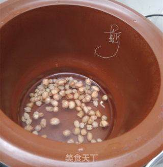 花生莲藕猪尾汤的做法步骤：2