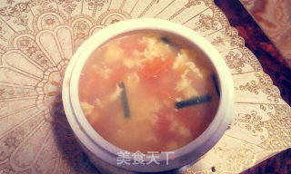 家常西红柿鸡蛋汤的做法步骤：9