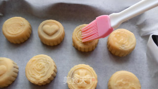 摩卡咖啡月饼——酥脆可口，香味十足的做法步骤：18